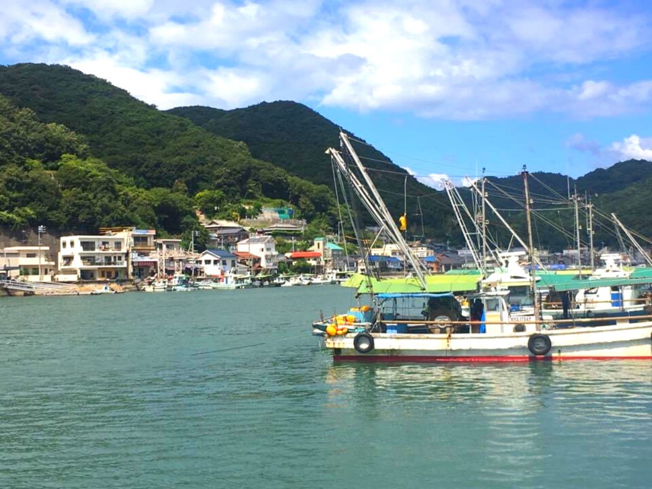 底引き網漁体験 底引き網漁体験